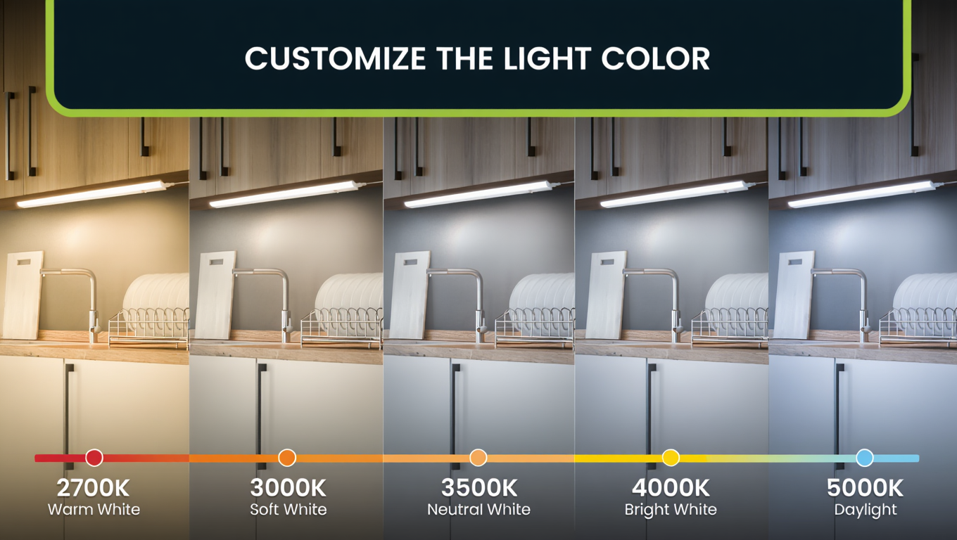 How to Choose the Right Color Lighting for a Kitchen